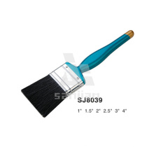 Sjie8039 Blue Plastic Handle with Pure Bristle Paint Brush